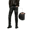 thumbnail image 3 of Ethanol Stretch Fashion Casual Leather Pants, 3 of 7