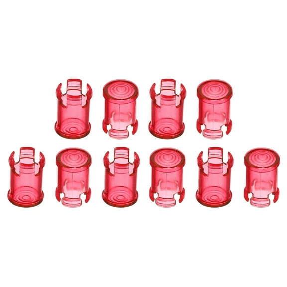 Uxcell 5mm LED Lamp Socket Light Emitting Diode Holder Cap, 10 Pack Red