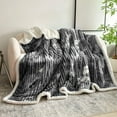 thumbnail image 5 of Qhnvtd Double Layer Thickened Lamb's Wool Blanket, Milk Fleece Nap Flannel Cover Blanket, Soft Warm Polyester Blanket for Winter, Ideal for Sofa Snuggling & Bed Use, Easy Wash & Long-Lasting, 5 of 6