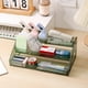 thumbnail image 4 of Organizador de Escritorio Premium con Múltiples Compartimentos | Elegante Estante de Exhibición de Material Pet para Papelería y Dispositivos Electrónicos | Organizador de Escritorio de Oficina Que A, 4 of 7