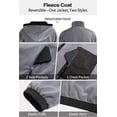 thumbnail image 7 of GINGTTO Men's Winter Softshell Fleece Lined Reversible Bomber Jacket with Detachable HoodGINGTTO Mens Winter Jacket Softshell Fleece Lind with Detatchable Hood，Reversible Bomber Windbreaker for Men, 7 of 7