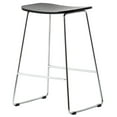 thumbnail image 3 of LeisureMod Melrose Modern Wood Counter Stool With Chrome Frame Set of 4, 3 of 9