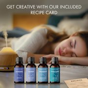 Majestic Pure, Restful Night Essential Oil Gift Set | 100% Pure & Natural Set for Soothing Nighttime and Self-Care Rituals | Lavender, Ylang Ylang, Cedarwood, Chamomile - Pack of 4