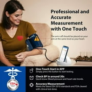 iHealth Ease Wireless Bluetooth Digital Upper Arm Blood Pressure Monitor Kit with Cuff, Battery