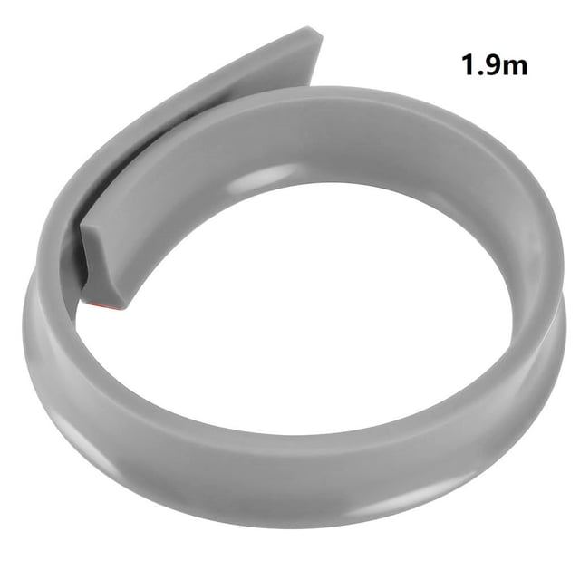 Vaidha Gray Rubber Self-adhesive Sealing Strip, Separate Wet And Dry Strip For Kitchen And Bathroom
