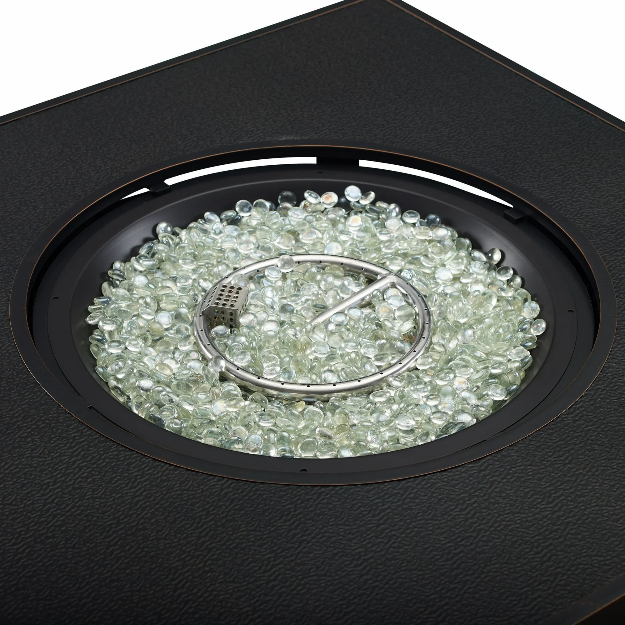 Vulcan Clayton Square Aluminum Outdoor Propane Fire Pit