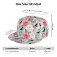 thumbnail image 5 of Goofa Roses and Butterflies Printed Men's Baseball Cap,Straight Brim Hat,Golf Dad Hat,Versatile Style,Sun Protection Cap,Travel Hat, 5 of 9