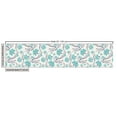 thumbnail image 3 of Oriental Upholstery Fabric by the Yard, Ornamental Ethnic Ottoman Art Style Carnation Bouquets Bohemian, Decorative Fabric for DIY and Home Accents, Seafoam Purpleblue and Ivory by Ambesonne, 3 of 5
