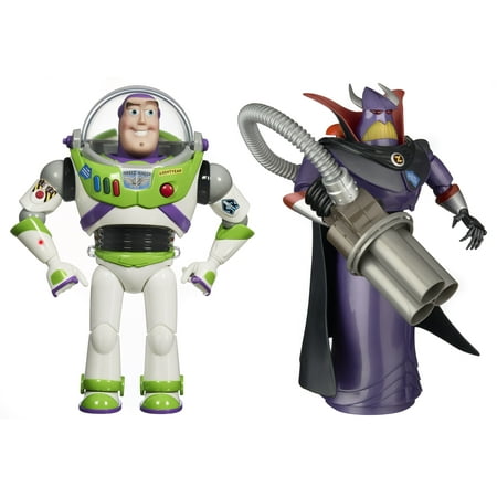 Disney Pixar Toy Story Buzz Lightyear and Emperor Zurg Talking Action Figure Set, 2 Pieces
