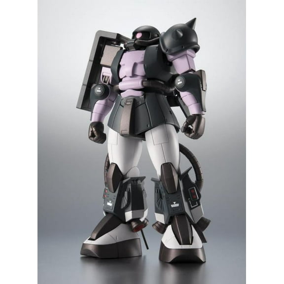Gundam Robot Spirits MS-06R-1A Zaku II Action Figure (Black Tri Stars A.N.I.M.E Version)