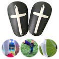 thumbnail image 4 of Protector Piernas Fútbol ​​espinilleras 1 Par Mini Cruz Absorbente Golpes para Hombres Y Mujeres, 4 of 9