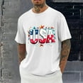 thumbnail image 2 of Vetsdori 4th of July Tshirts for men Independence Day Short Sleeve Pullover Red White and Blue Outdoor Summer,Graphic Patriotic Mens Tops Crew Neck, 2 of 6