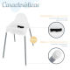 thumbnail image 4 of Silla Periquera Bebé LINIUM Portátil Blanca, 4 of 8