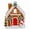 MultiColor, variant on Mr. Christmas 7 in. Ceramic Gingerbread House - Brown