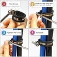 thumbnail image 4 of Abrazaderas de cable de acero inoxidable 304 de 1/2 pulgada, 50 piezas RTHIEAI, 4 of 7