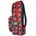 thumbnail image 4 of Spiderman Heads All Over Nylon Kids Backpack 16" School Bookbag for and Boys, 4 of 4