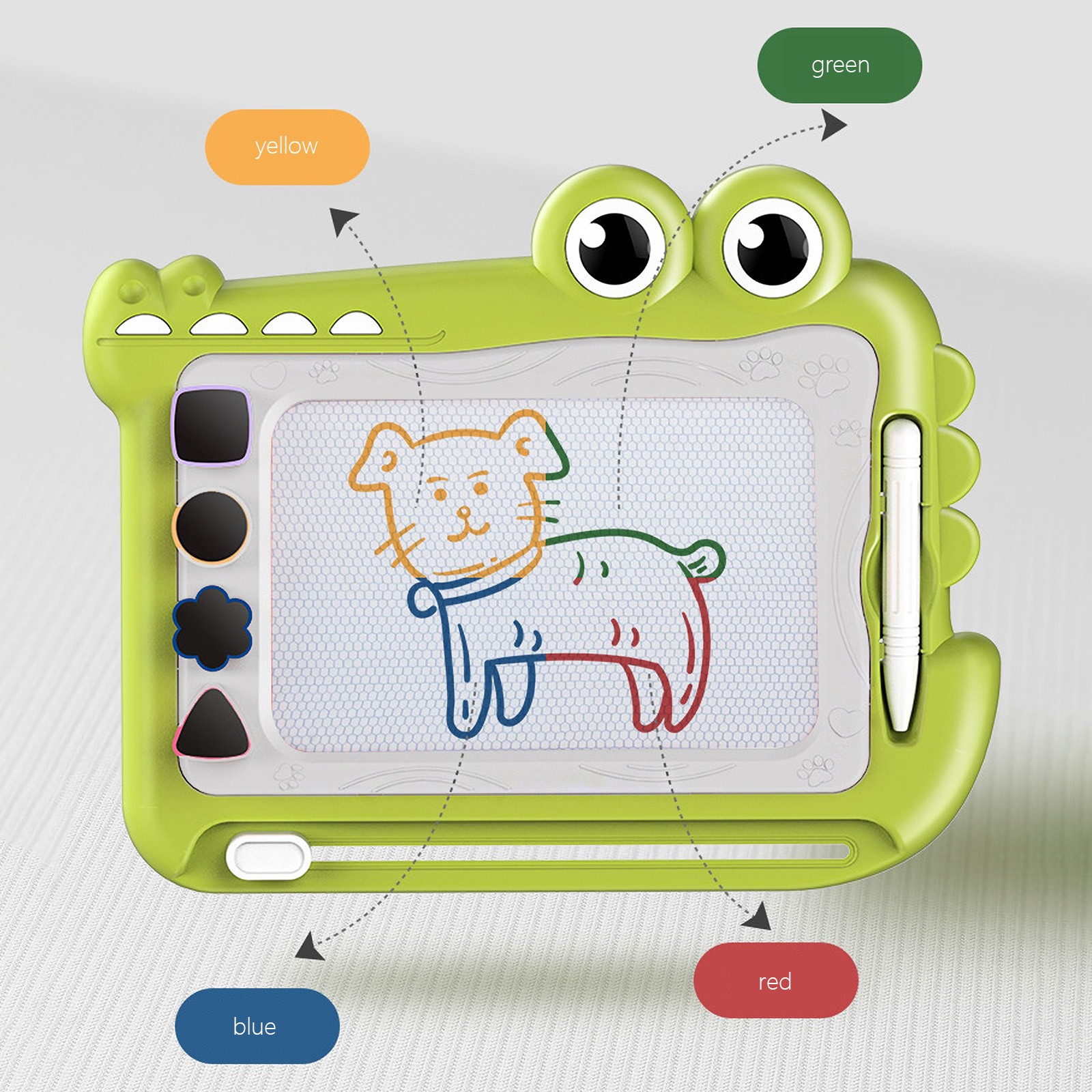 Magnetic Drawing Board,Large Doodle Board Toddler Toys for Girls Boys 3 4 5 6 7 Year Old Kids Gift Etch A Colorful Sketch Magnet Erasable Pad