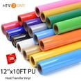 thumbnail image 3 of HTVRONT Orange Red Heat Transfer Vinyl Rolls-12" x 10FT Orange Red Iron on Vinyl for Shirts,Orange Red Iron on for HTVRONT&All Cutter Machine-Easy to Cut&Weed for Craft Heat Vinyl Design（Orange Red）, 3 of 11