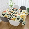 thumbnail image 2 of Yayeee Tablecloths for Rectangular Tables 54 x 54 inch Party Table Cover, Beige Floral, 2 of 6