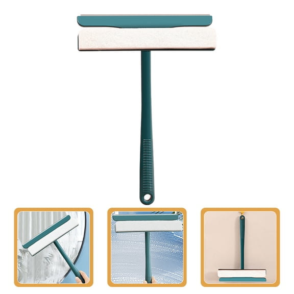 HEMOTON Shower Squeegee for Cleaning Use with DoubleSided Design ABS Lightweight Assorted Color