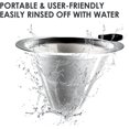 thumbnail image 4 of WWS-Pour Over Coffee Filter with Stand, Reusable Paperless Coffee Filter, Stainless Steel Cone Coffee Dripper for Chemex, Carafes and Coffee Makers, Double-Layer Mesh Design (3-4cups, 2pcs), 4 of 4