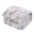 thumbnail image 5 of Your Zone Metallic Marble Comforter Bedding Set, Twin/Twin XL, Rose Gold, 5 of 7