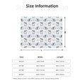thumbnail image 5 of Uemuo Cute Shark Printed Throw Blanket for Couch, Fluffy Fuzzy Blankets for Bed, Sofa, Cozy Flannel Faux Fur Blanket-50"x40", 5 of 6