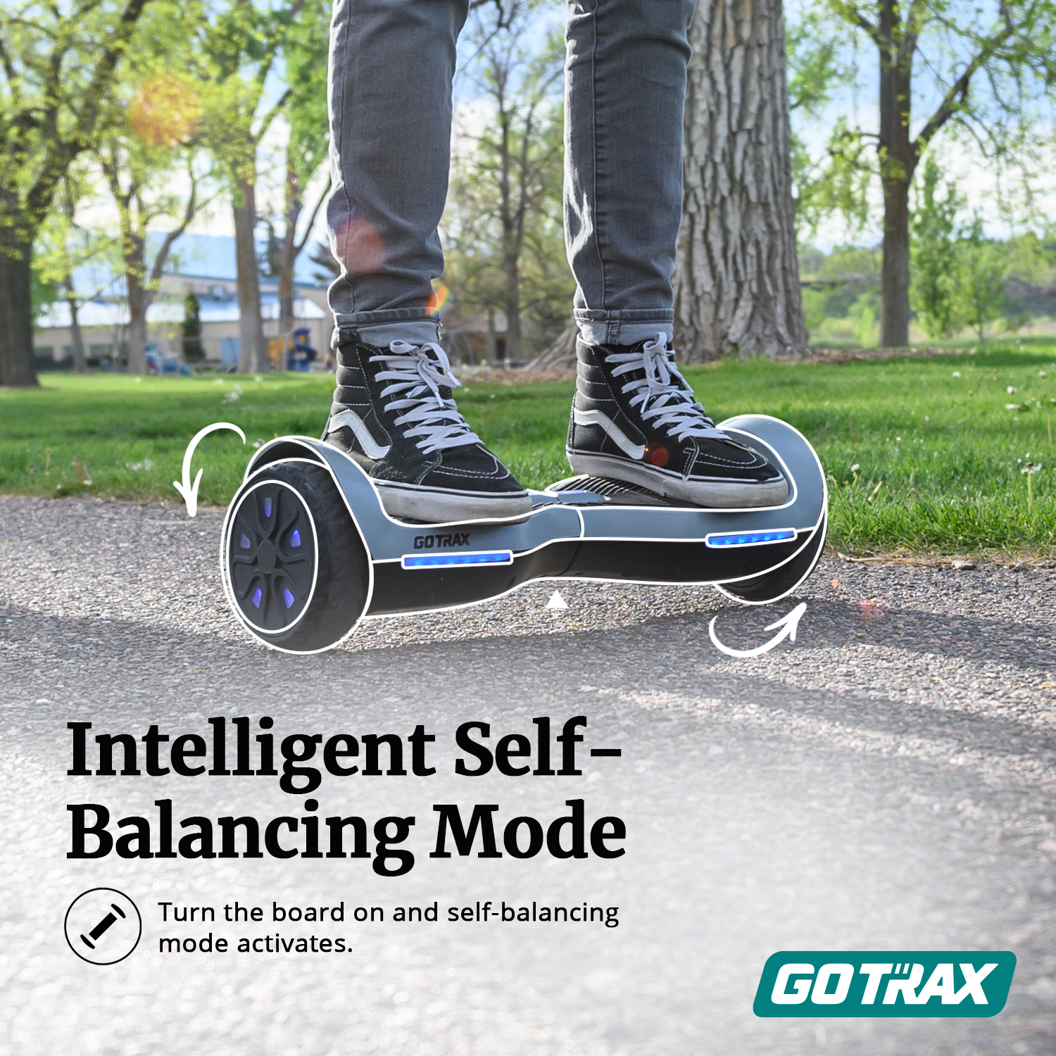 GOTRAX SRX A6 Hoverboard - 6.5 Hover Board w/Bluetooth Speakers & Self Balancing Mode - image 5 of 9