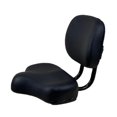 thumbnail image 2 of Asiento de bicicleta con respaldo de repuesto, acolchado de espuma suave, diseño ergonómico, gran tamaño, amortiguador, cómodo cojín para asiento de, 2 of 8