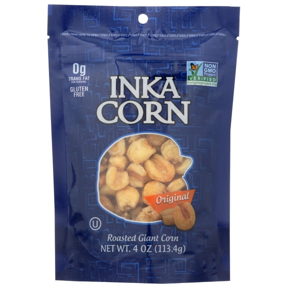 Inka Original Roasted Giant Corn Chips, 4 Ounce -- 6 per case.