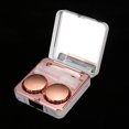 thumbnail image 1 of FAGINEY Portable Marble Surface Mirror Square Soaking Contact Lens Case, 1 of 7