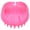 Rose Red, variant on Multifunctional Hair Scalp Massager and Dandruff Shampoo Cleaning Brush Exfoliating Silicone Head Shower Scrub Pink 3.9 inches / 10 cm