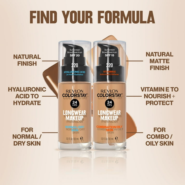Revlon, ColorStay Liquid Foundation, SPF 15, Medium Beige