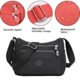 thumbnail image 3 of Bolso de mano para mujer, espacioso, con múltiples bolsillos, tipo bandolera, moderno, con asa superior, 3 of 5