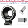 thumbnail image 2 of EF-EOS M Auto Focus Lens Mount Adapter for Canon EF EF-S to Canon EOS M M2 M3 M5, 2 of 4