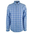 thumbnail image 3 of Men's Slim Fit Check Cotton Long Sleeve Shirt-NB-S, 3 of 4