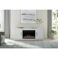 thumbnail image 3 of Modern 60" Fireplace Console Entertainment  Fully Assembled White, 3 of 10