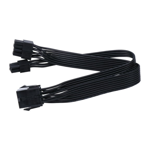 CPU 8Pin To 8 4Pin Power Supply Extension Cable Cord 8Pin Female To CPU 8P Male ATX 4P Male Extension Cable 24CM 18AWG