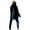 Black, variant on Long Sleeve wear 2PCS Tracksuit Set Leopard Print Activewear Womens Two Piece Outfits
