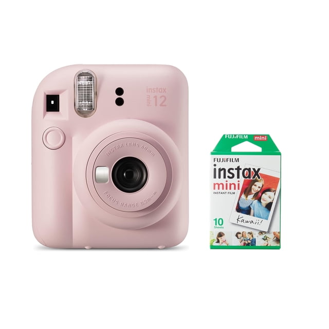 Cámara instantánea Combo Fujifilm Instax Mini 12 + Film (10 exposiciones); Rosa