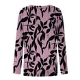 thumbnail image 5 of Bovemsi Womens Sweaters Women's Design Loose Casual Knit Drop Shoulder Long Sleeve Pullover Sweater Fall Sweaters, 5 of 5