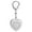 White, variant on Heart-Shaped Personal Security Alarm Keychain, High Decibel, One-Touch Activation, 1 Piece