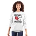 thumbnail image 3 of USA Renewable Energy Climate Change Sweatshirt for Men or Women Brisco Brands M, 3 of 6