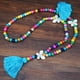 thumbnail image 1 of Collar para mujer, joyería para mujer, collar con borlas de cuentas de madera, colgante, cadena bohemia, accesorio de joyería, collar para mujer, 1 of 2