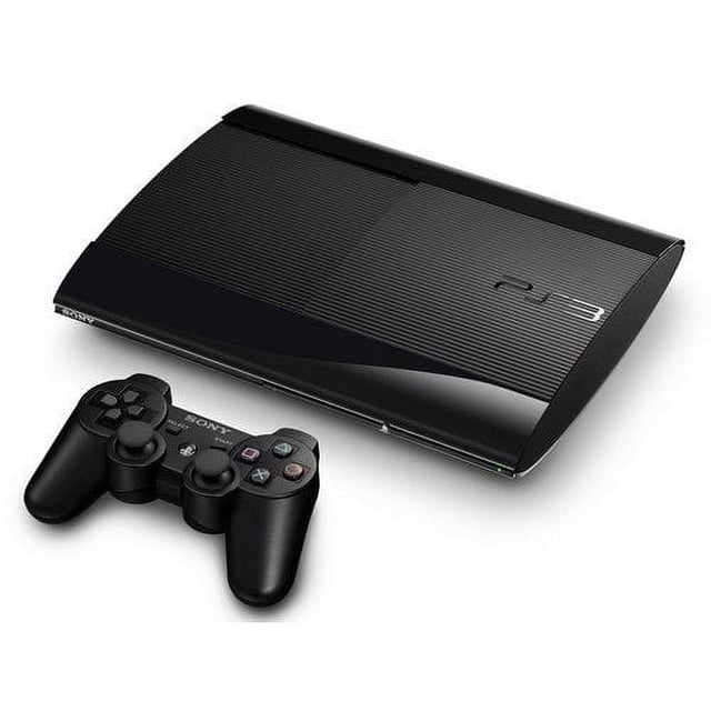 Sony PS3 Slim 250 GB Super Slim Restaurada (Reacondicionada)