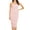 Blush Pink, variant on Women's Elastic Tube Top Strapless Basic Casual Solid Slim Bodycon Midi Dress S-3XL Burgundy M