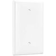 thumbnail image 3 of ENERLITES Oversized Blank Wall Plate, Jumbo Outlet Covers, 1-Gang, Unbreakable Polycarbonate Thermoplastic, Gloss Finish, White, 10 Pack, 3 of 3