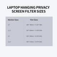 thumbnail image 7 of Hanging  Screen Filter Anti UV Screen Protector High-transmittance Eye Protection  Filter Film For 15.6'' Laptop, 7 of 7