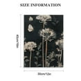 thumbnail image 2 of ONETECH Black And White Dandelion Canvas Wall Art Vintage Dandelion Print Black And White Plant Posters Dandelion Flower Canvas Vintage Plant Art Black Background Flower Picture 12x16 in, 2 of 5