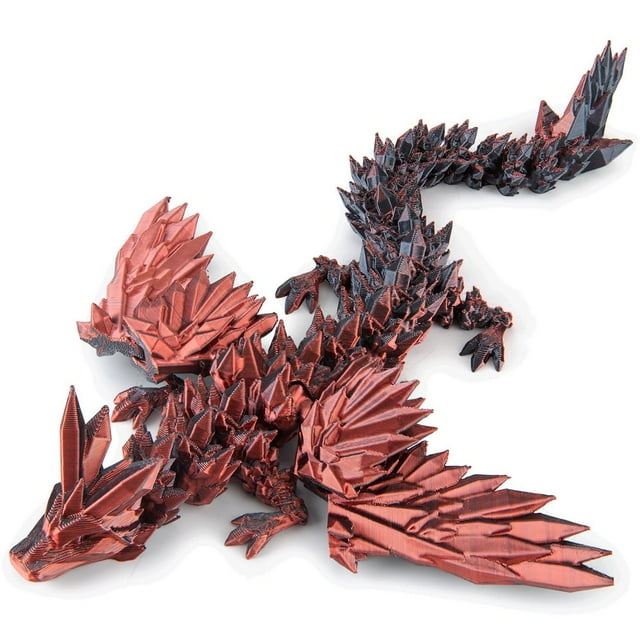 Bamboohart 4PCS 3D Printed Dragon Egg Easter Eggs Mythical Dragon Eggs with Dragon Inside Mystery Crystal Dragon Egg Fidget Toys Surprise Articulated Crystal Fidget Toys for Kid